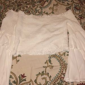 off the shoulder blouse